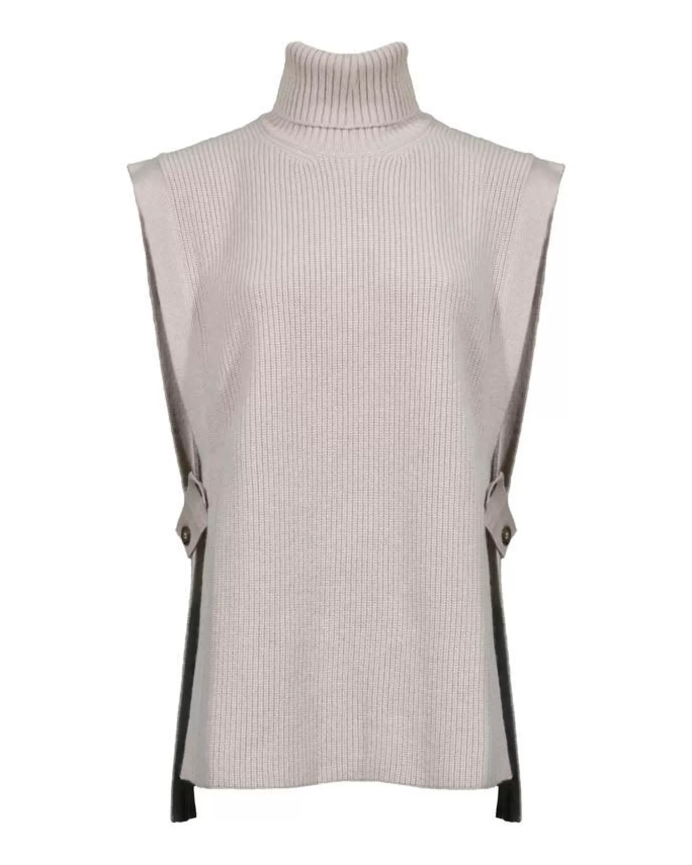 Purotatto Open Sides Knit Vest SAND Hot