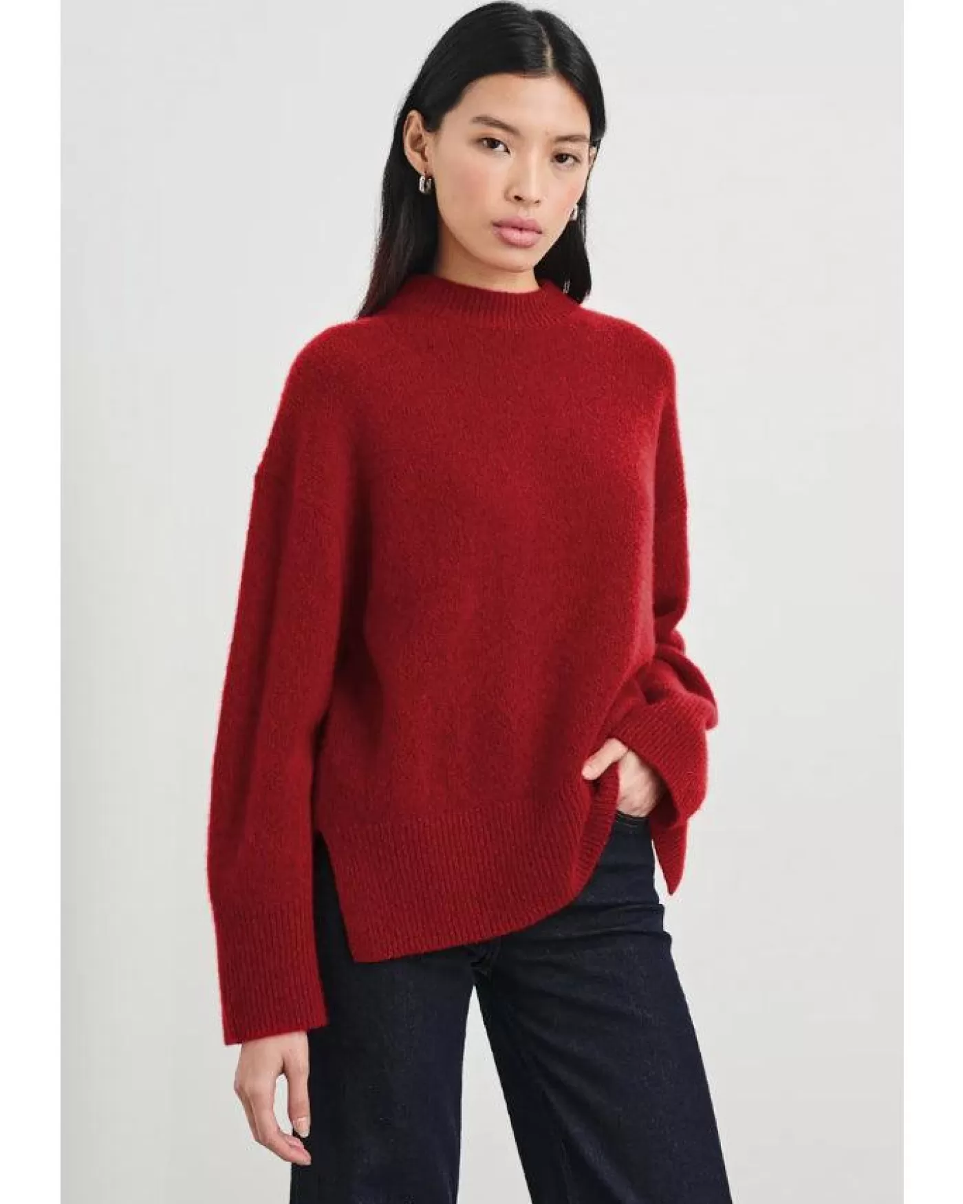 Rails Miranda Cashmere Pullover MERLOT Cheap