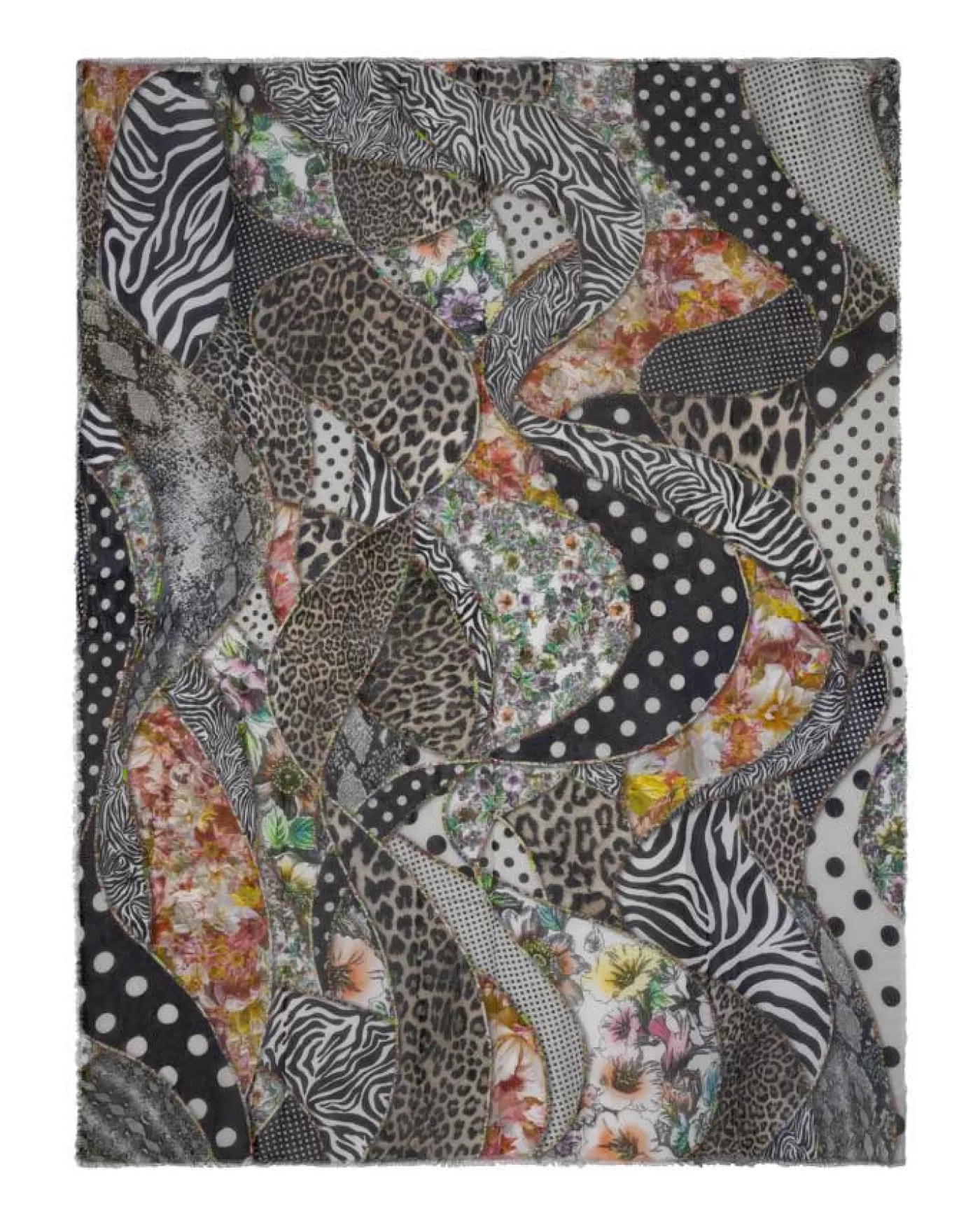 Faliero Sarti Remix Pring Scarf MULTI New