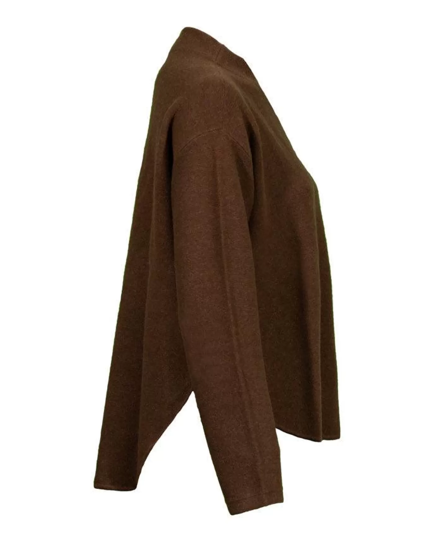 Repeat High Crew Cashmere Blend Sweater BROWN Flash Sale