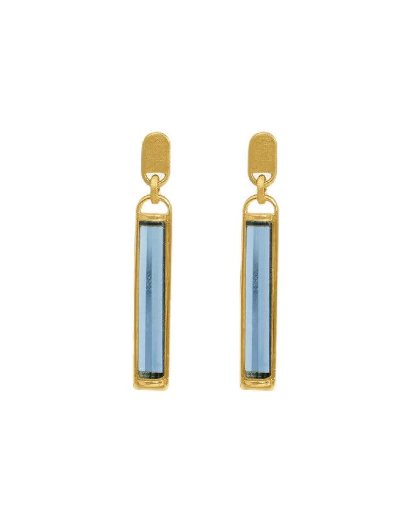 Dean Davidson Revival Gemstone Drop Earrings DENIMBLUE/GOLD Flash Sale