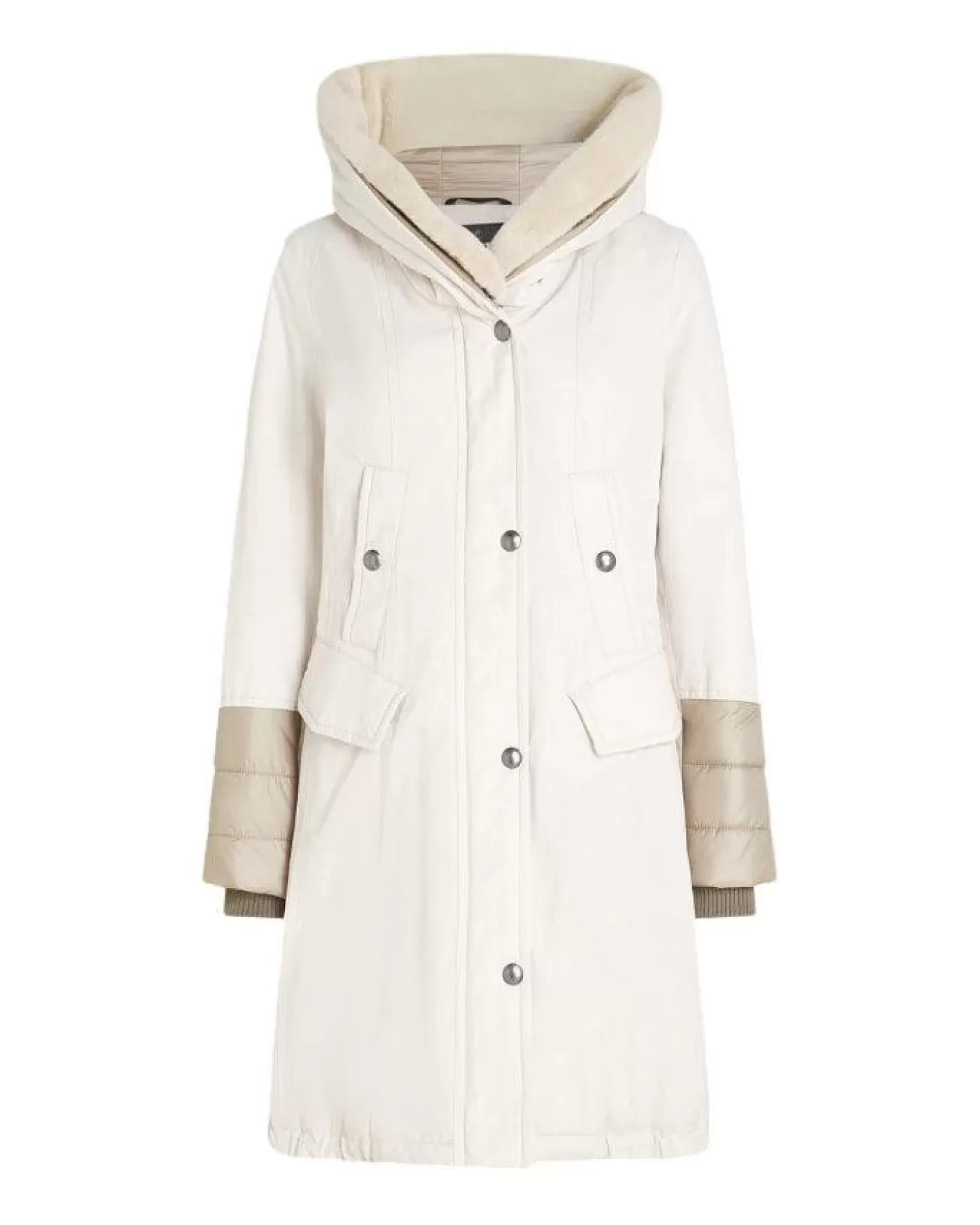 Creenstone Rhona Waxed Look Coat ICEGREY Fashion