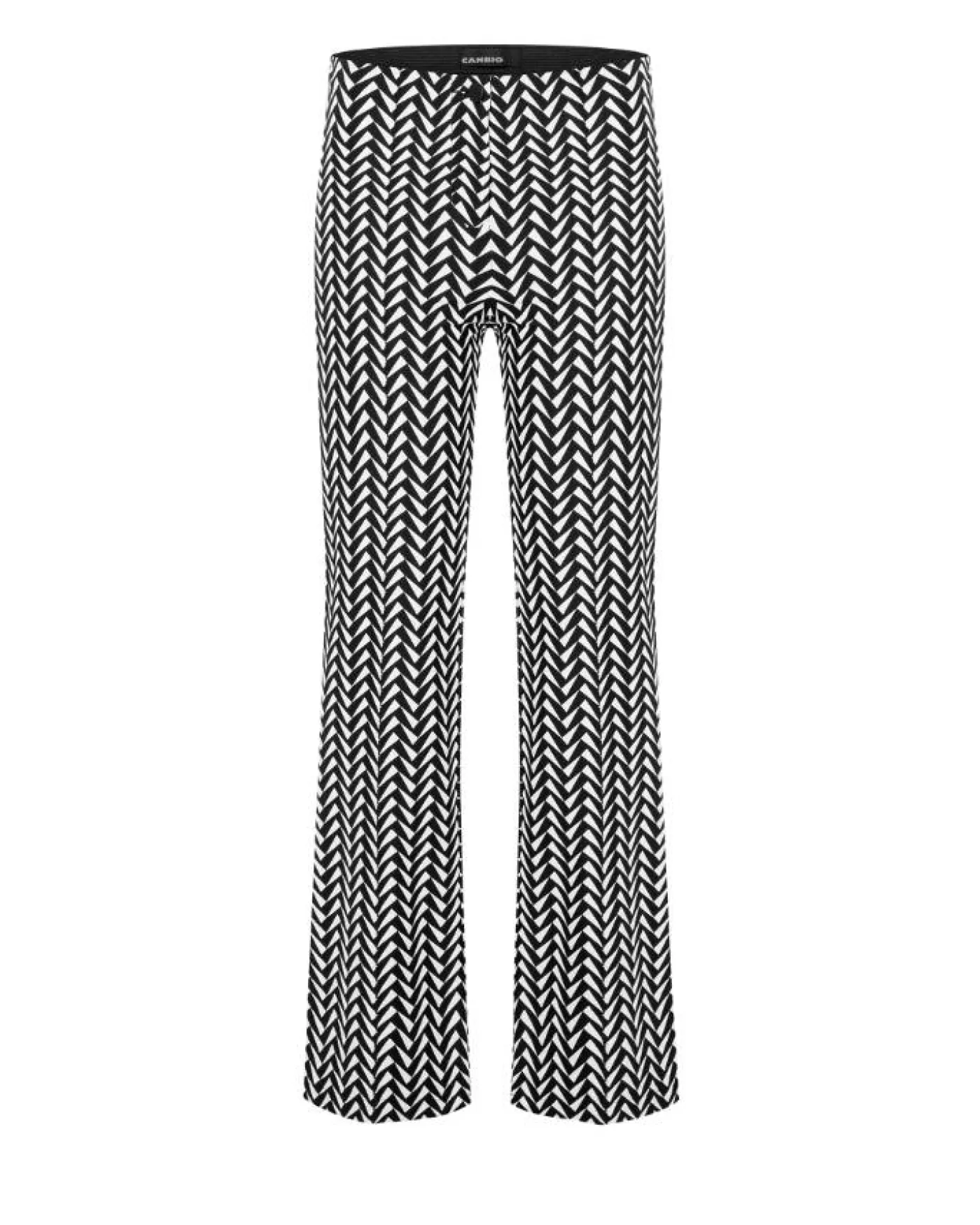 Cambio Ros Easy Kick Triangle Print Pant BLACK/WHITETRIANGLEPRINT Discount