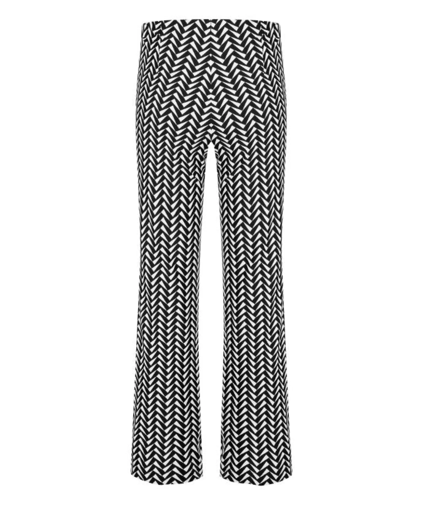 Cambio Ros Easy Kick Triangle Print Pant BLACK/WHITETRIANGLEPRINT Discount
