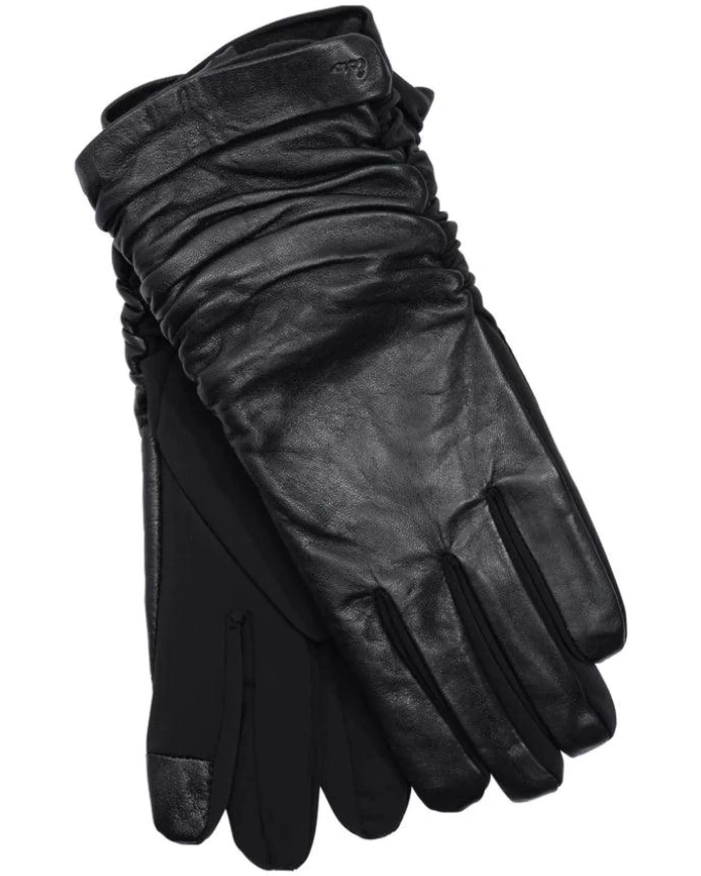 Echo Ruched Leather Glove Hot