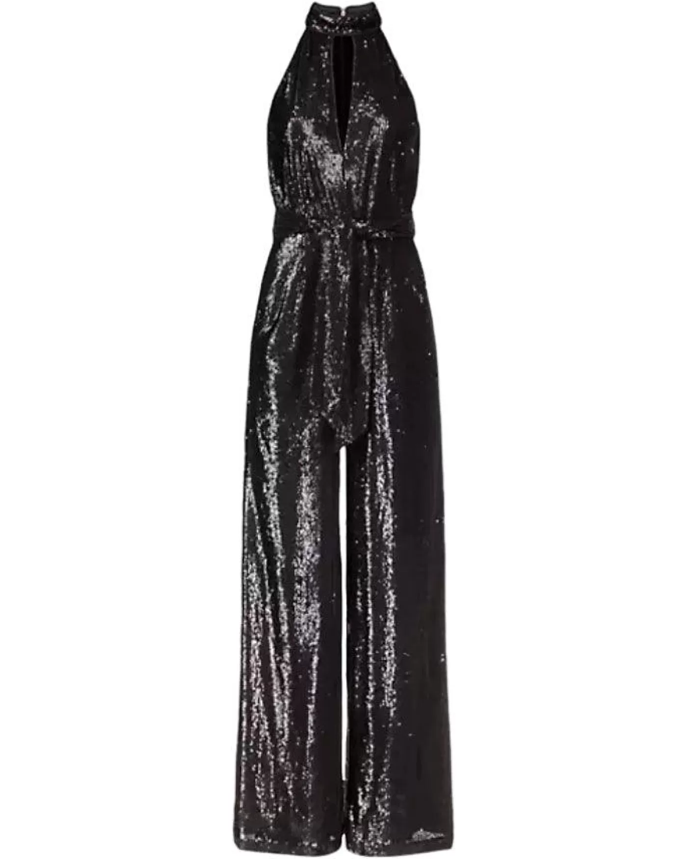 Michael Kors Sequin Halter Wide Leg Jumpsuit Best Sale