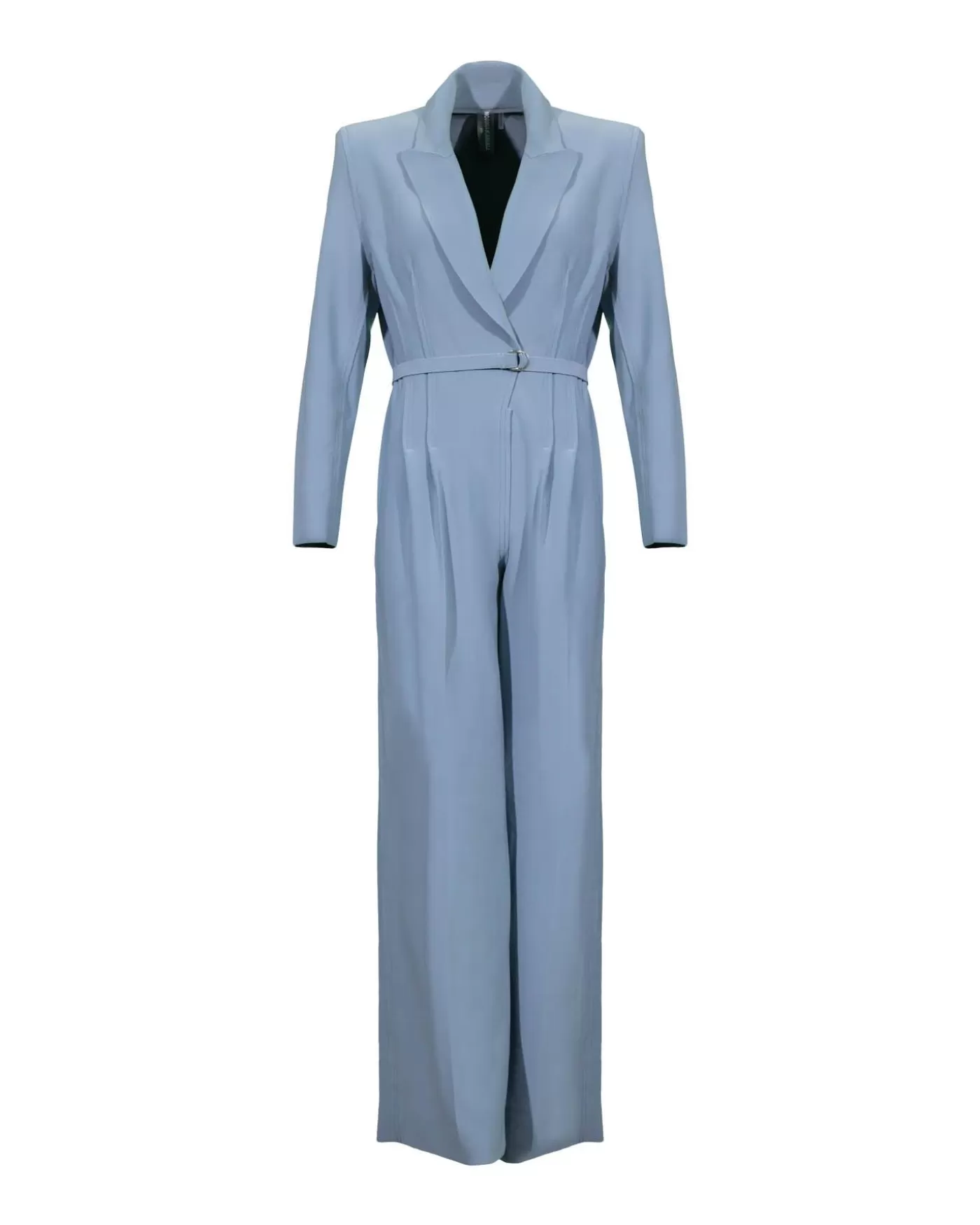 Norma Kamali Single Breasted Straight Leg Jumpsuit SOFTBLUE Discount