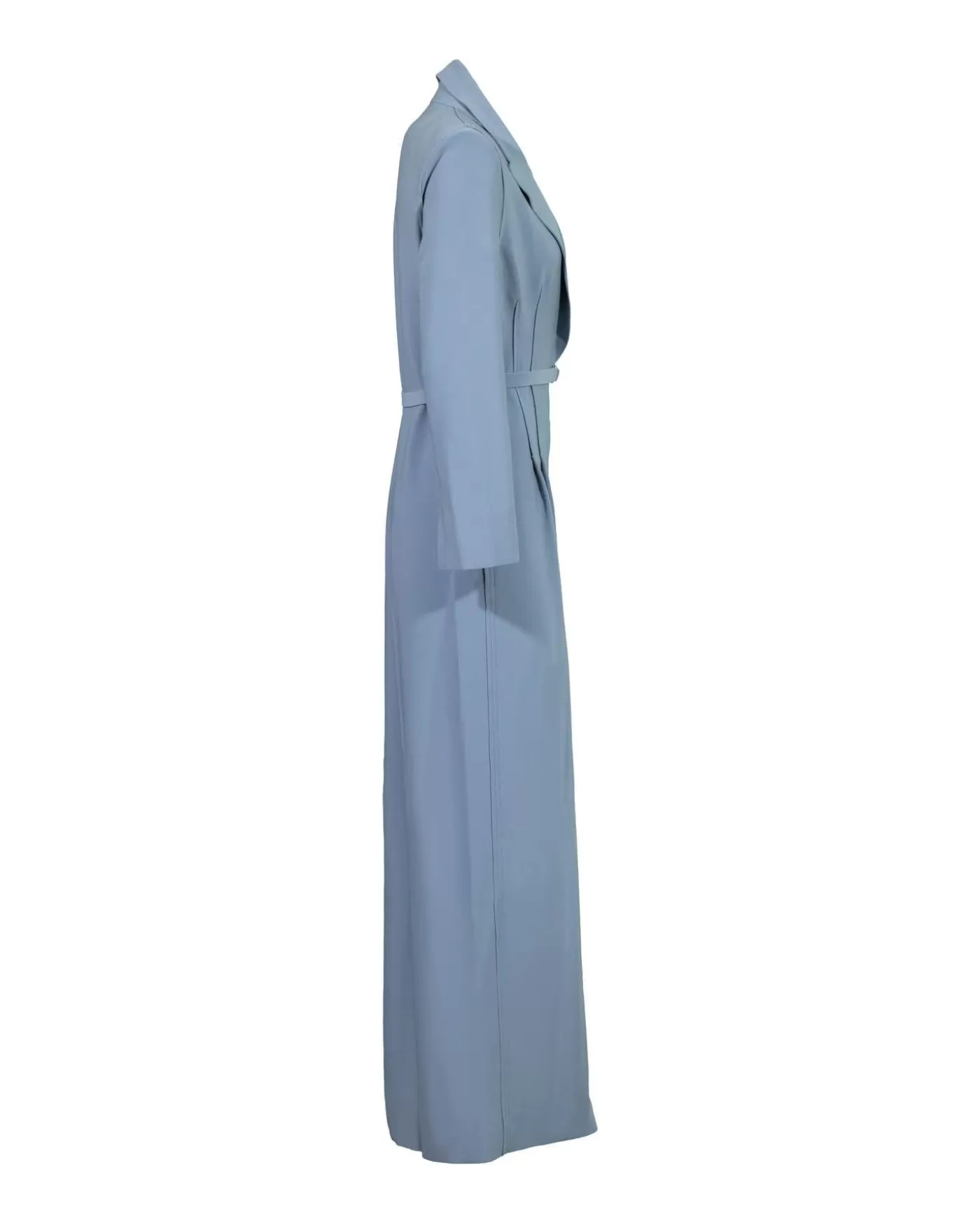Norma Kamali Single Breasted Straight Leg Jumpsuit SOFTBLUE Discount