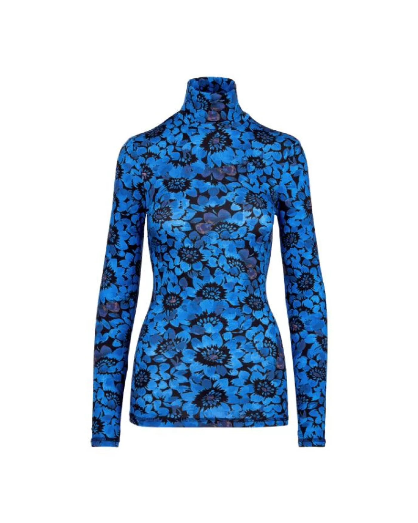 Smythe Lapis Floral Turtleneck LAPISFLORAL Clearance