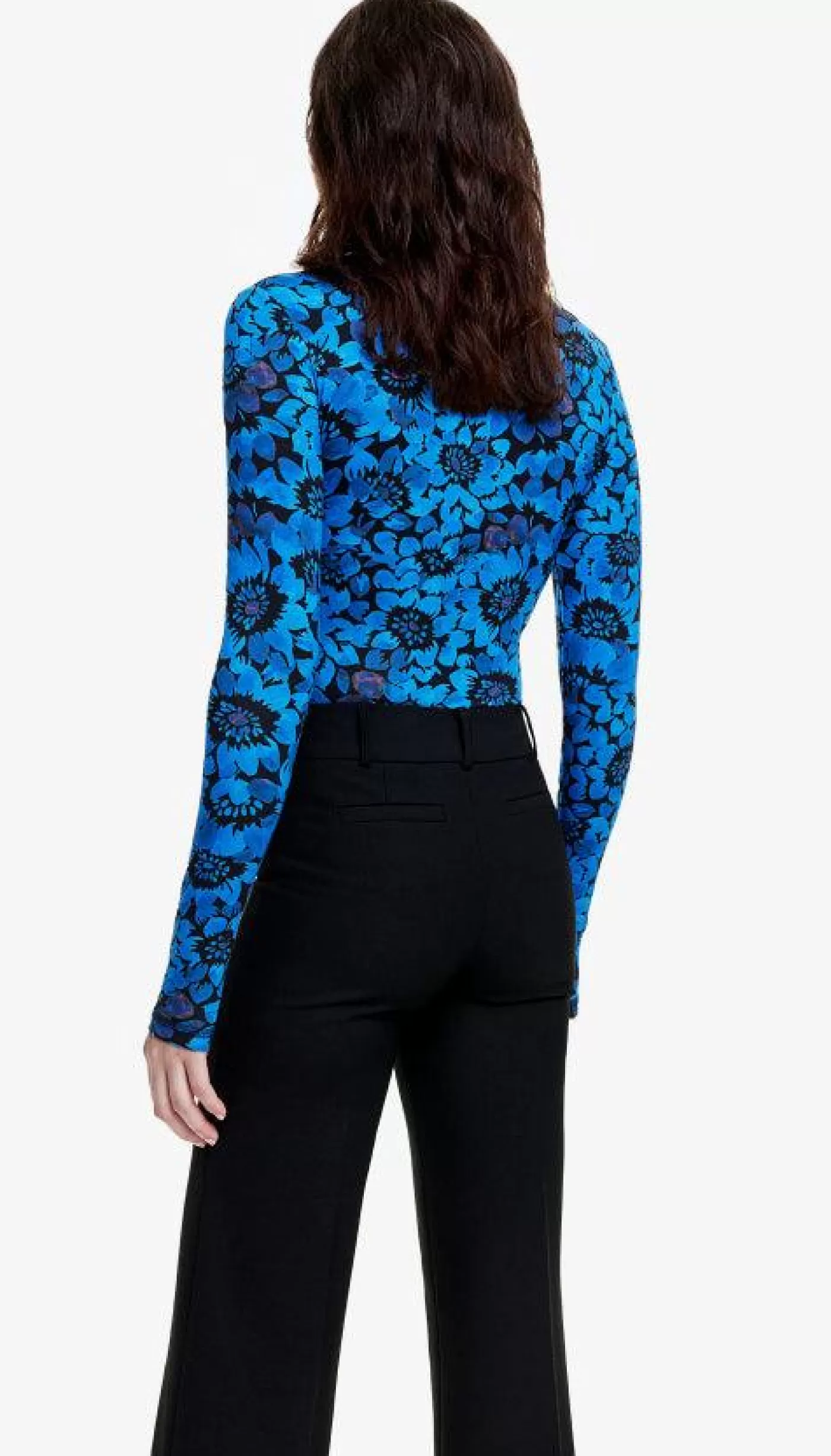 Smythe Lapis Floral Turtleneck LAPISFLORAL Clearance