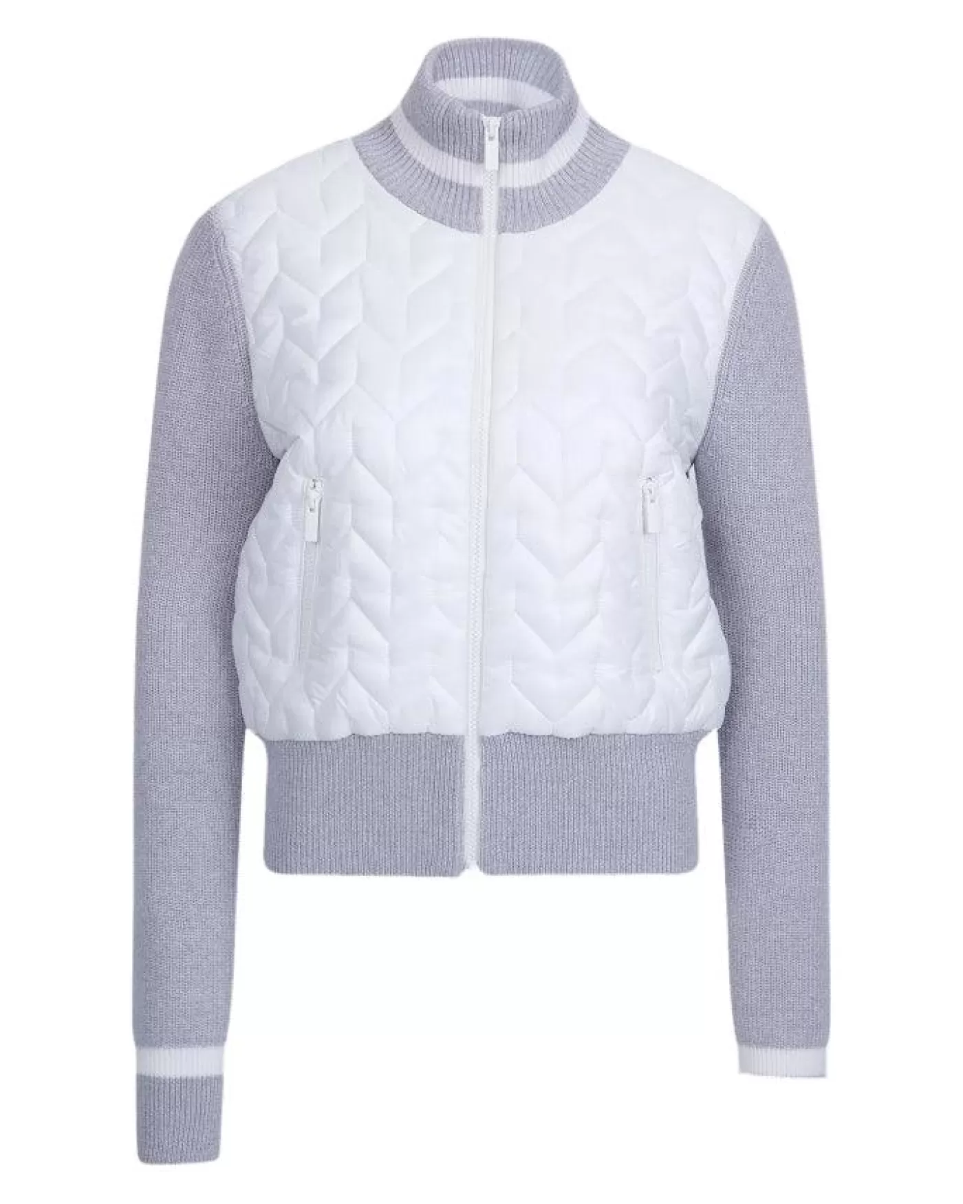 Sportalm Quilt Front Zip Cardi COLDCONCRETE Cheap