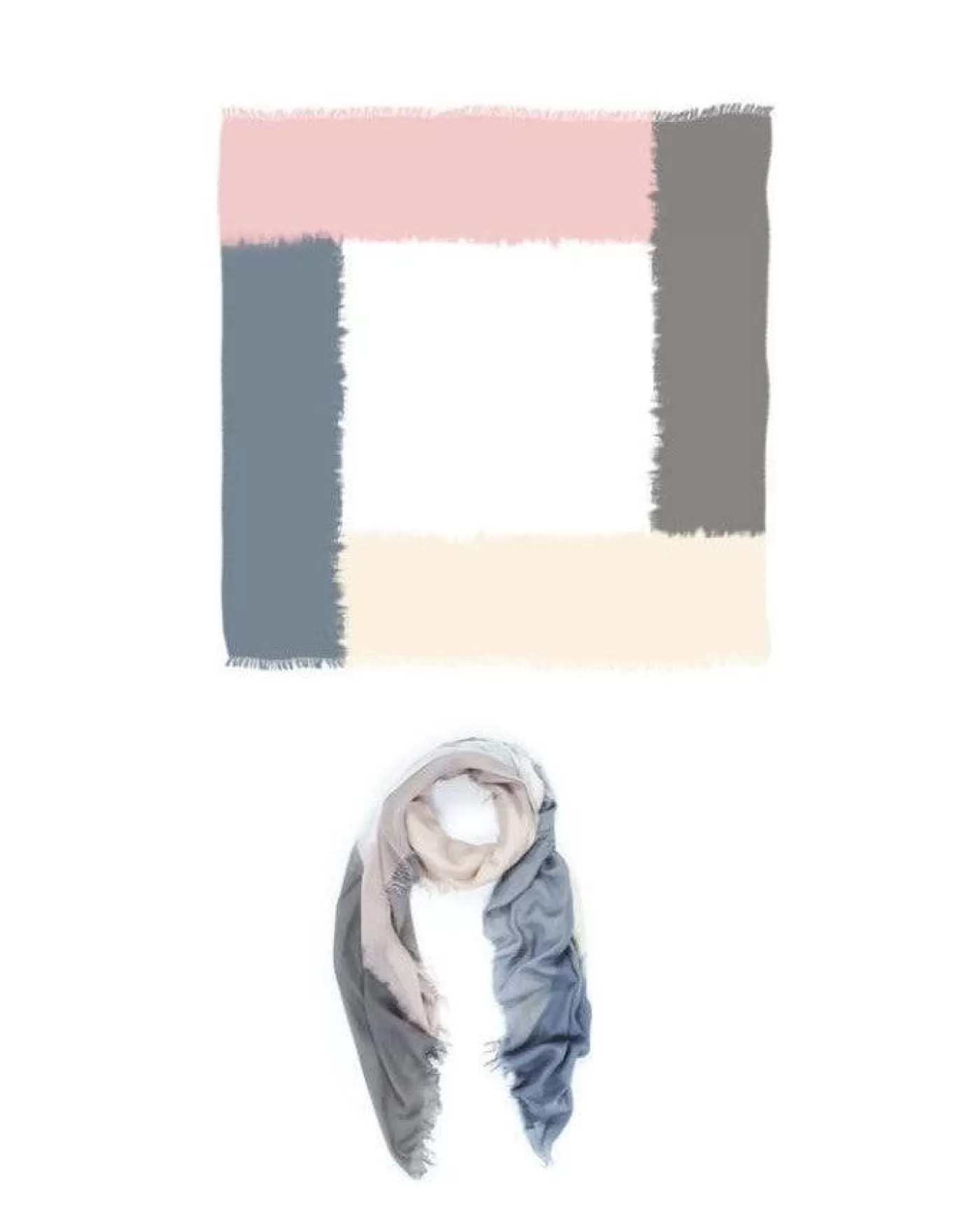 Suzi Roher Swept Away Scarf GRAY Flash Sale