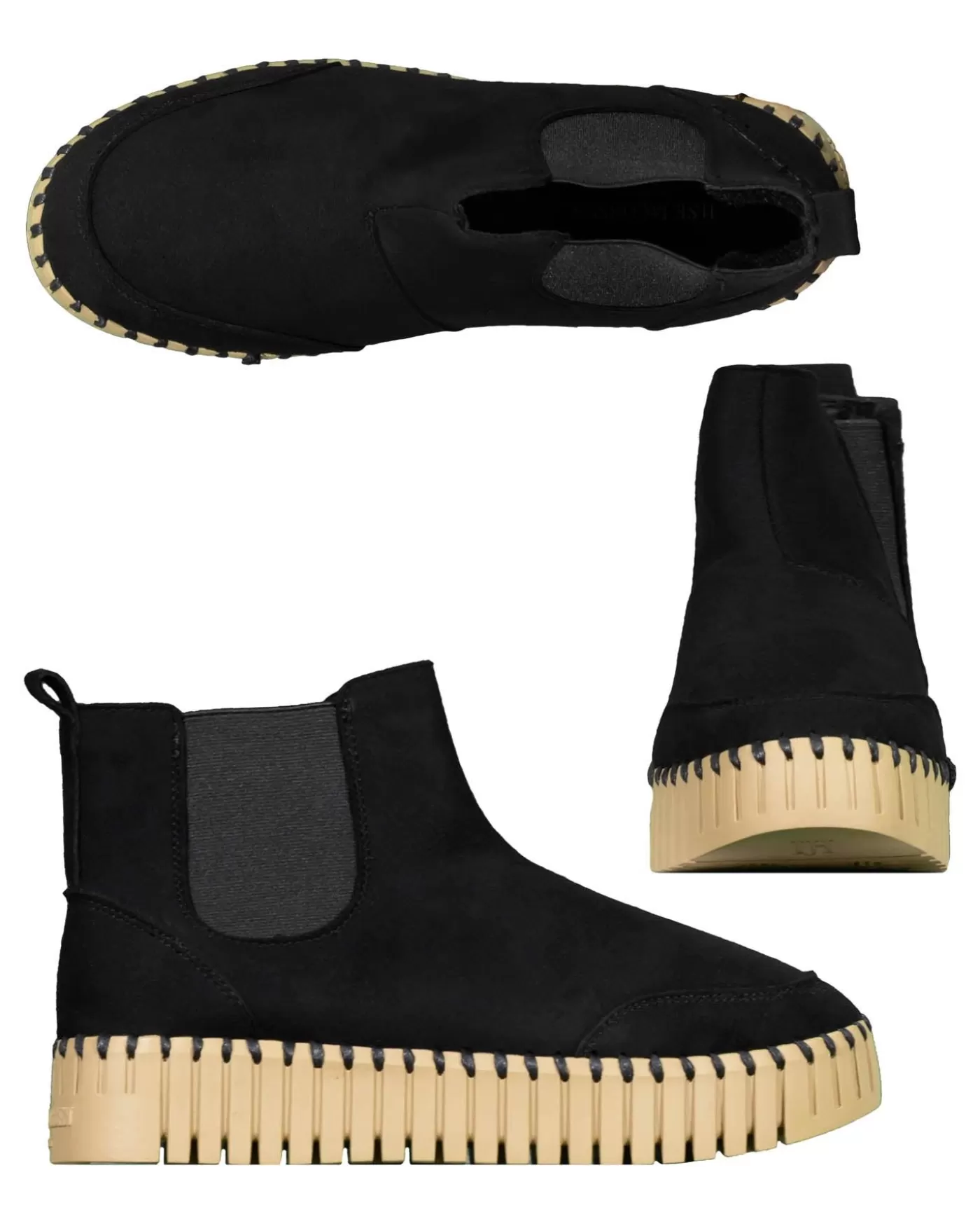 Ilse Jacobsen Tulip Ankle Boot BLACK/DARKLATTE Outlet