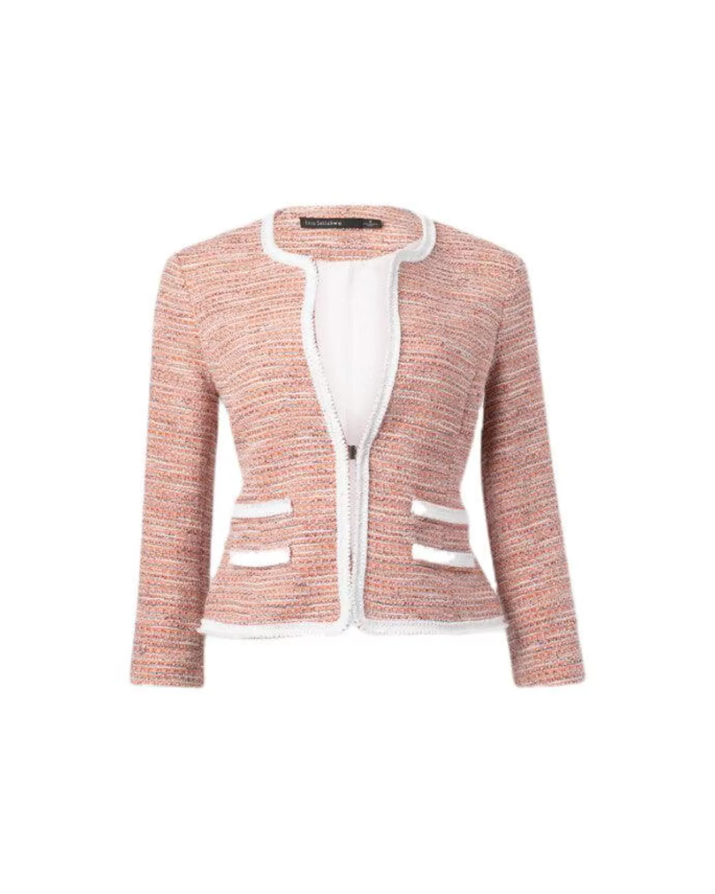 Iris Tweed Braided Frame Jacket MANDARINE Clearance
