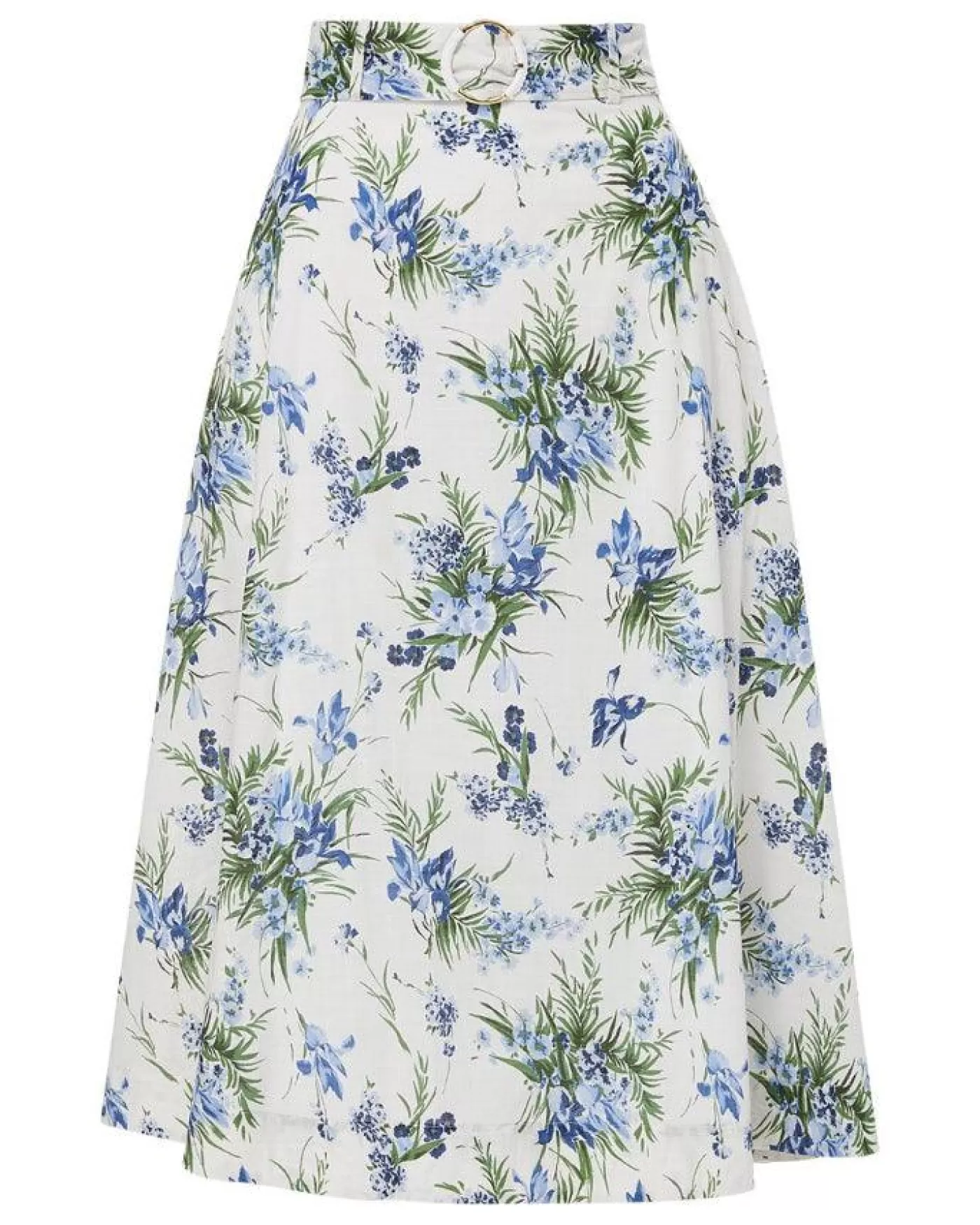 Veronica Beard Arwen Floral Skirt OFFWHITEMULTI Cheap