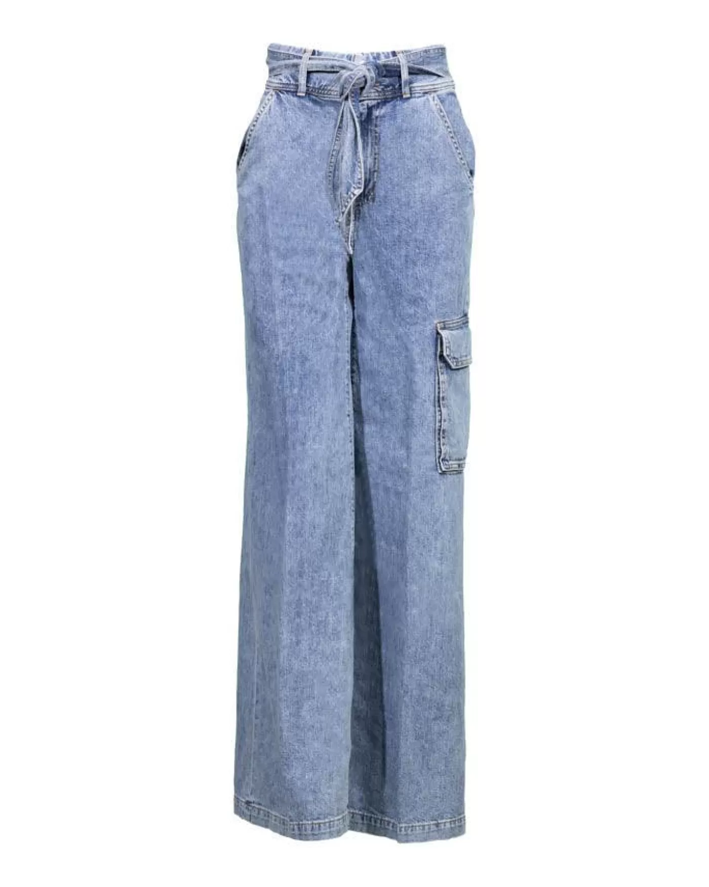 Veronica Beard Belisa Wide Leg Pant SILVERWOOD Clearance