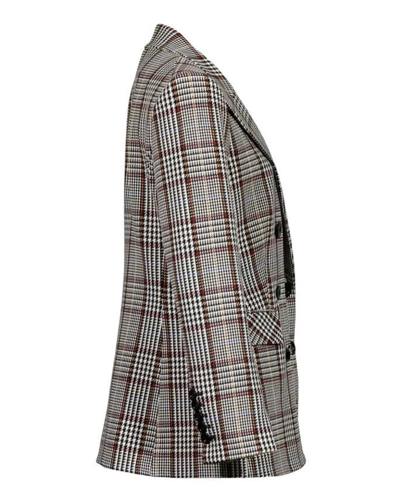 Veronica Beard Ellette Plaid Dickey Jacket BLACKMULTI Flash Sale