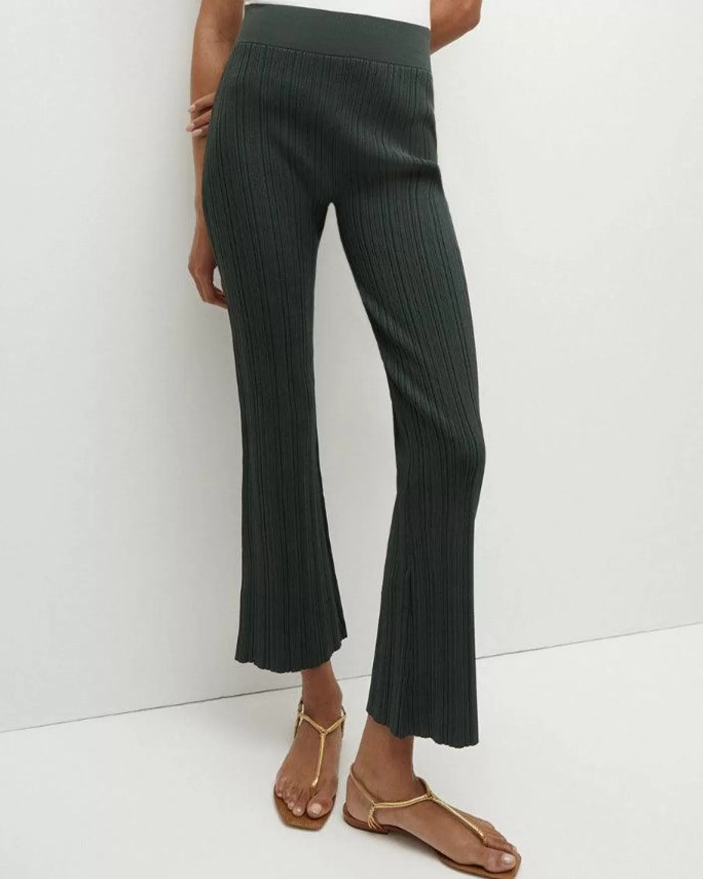 Veronica Beard Massaro Pant ForestGreen Cheap