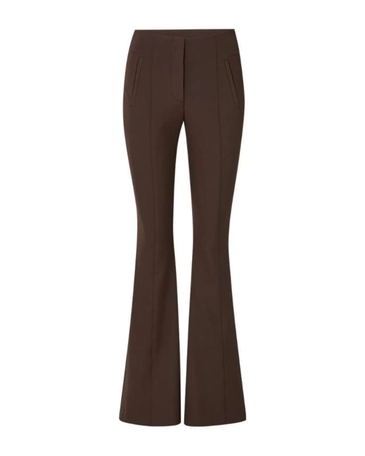 Veronica Beard Tindaya Scuba Flare Pant DARKCHOCOLATE Fashion