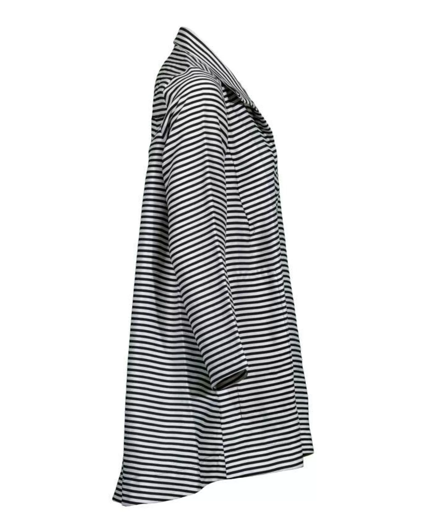 Ayrtight Zina Harwell Stripe Topper Jacket BLACK/WHITE Store